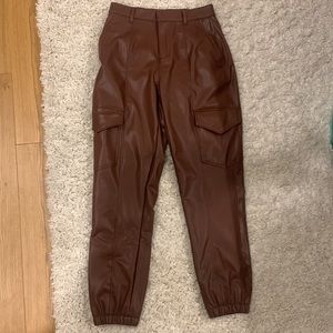 Brown Leather Pants